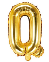 Globo de foil letra Q Gold